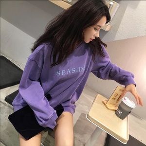 Pretty purple sweatshirt
